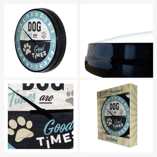 Dog Times Wall Clock