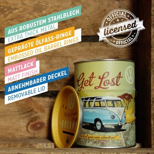 VW Get Lost Oil Barrel Money Box
