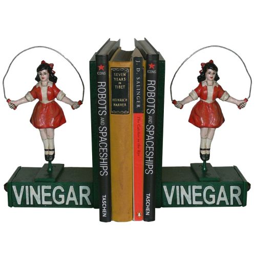 Skipping Girl Bookends