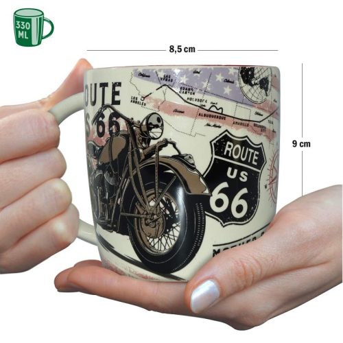 Route 66 Bike Map Mug