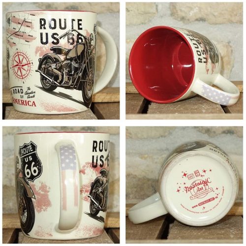 Route 66 Bike Map Mug