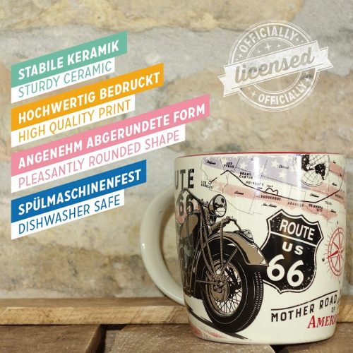 Route 66 Bike Map Mug