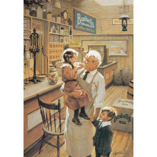 Bushells Shop Interior Sign