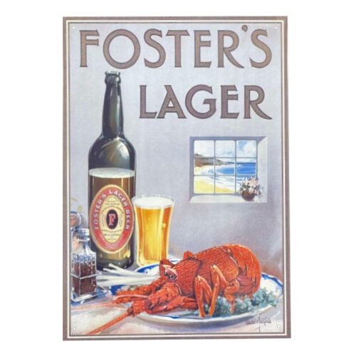 Fosters & Cray Fish Sign