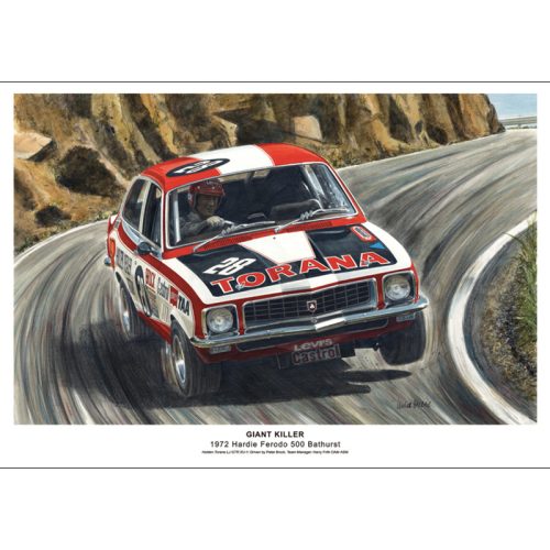 Giant Killer Holden Torana GTR XU-1 Sign