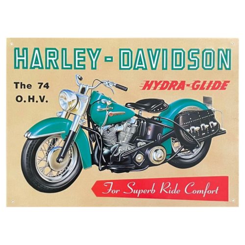 Harley-Davidson Hydra-Glide Embossed Sign