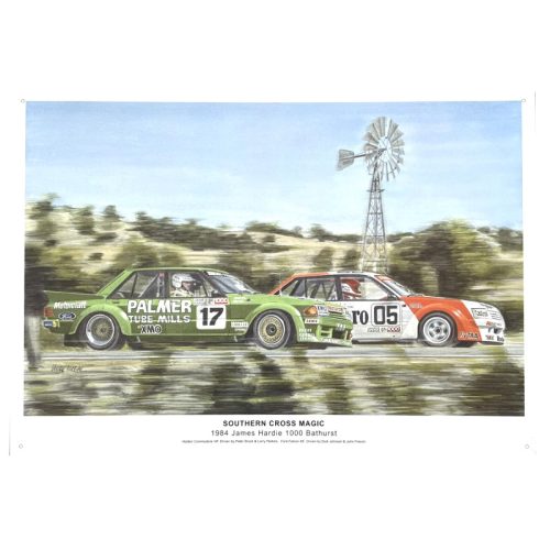 Southern Cross Magic 1984 James Hardie Bathurst Sign