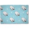 Minecraft Polar Bear Fleece Blanket