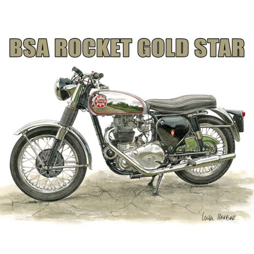 BSA Rocket Gold Star 650cc 1962 Sign