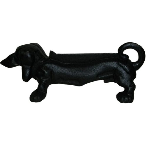 Cast Iron Dachshund Boot Scraper 23cm