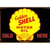 Golden Shell Motor Oil Sold Here Sign