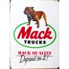 Mack Truck Rusted Sign