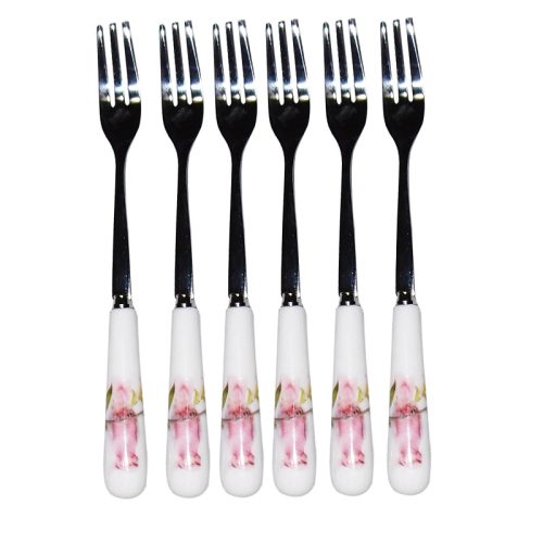Cockatoo Bird Cake Fork Set