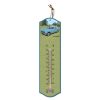 EH Holden Hanging Thermometer