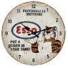 Esso Tiger Glass Clock