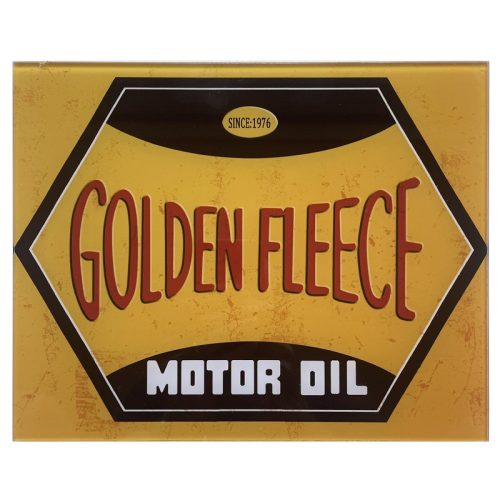 Golden Fleece Glass Plaque Sign