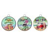 Kombi Van Metal Hanging Coasters