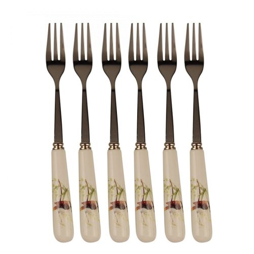 Kookaburra Bird Cake Fork Set