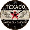 Texaco Motor Oil Glass Clock
