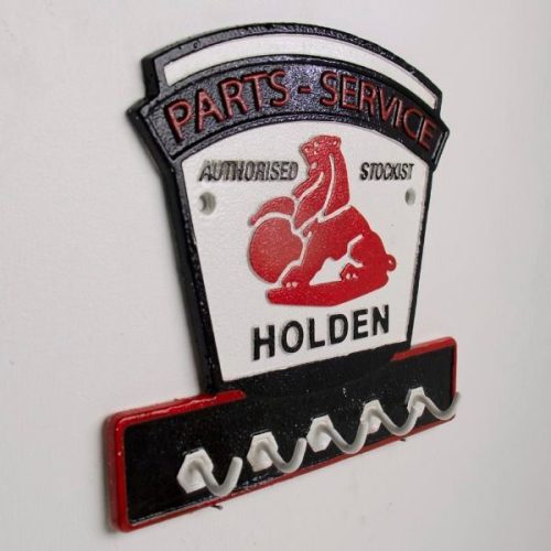 Cast Iron Holden Parts & Service Key Hook Sign