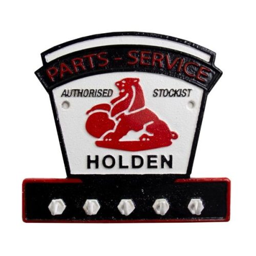 Cast Iron Holden Parts & Service Key Hook Sign