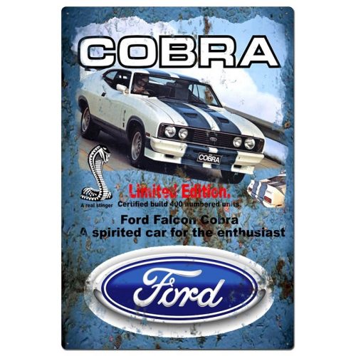 Ford Cobra Tin Sign