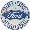 Ford Sales Round Tin Sign