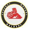 GMH Badge White & Red Cast Iron Sign