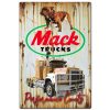 Mack Trucks Performance Tin Sign