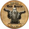 Ned Kelly Iron Outlaw Legend Round Tin Sign