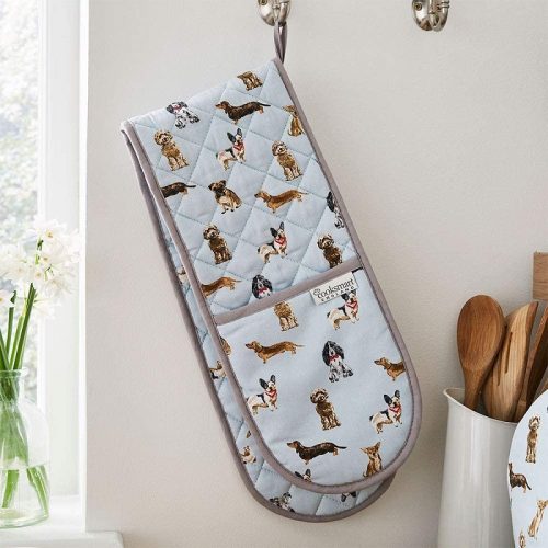 Cooksmart Curious Dogs Double Oven Glove