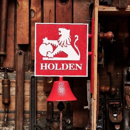 Cast Iron Holden 75 Logo Bell