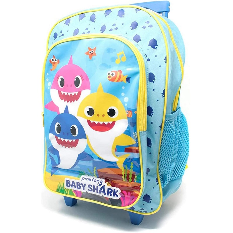 Baby Shark Deluxe Trolley Case Bag - Kidscollections