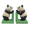 Cast Iron Panda Bookends