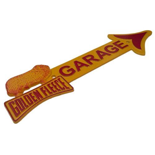 Golden Fleece Garage Arrow Sign Cast Iron