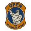 Open For Michelin Tyres Cast Iron Sign