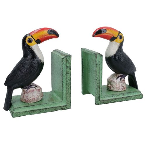 Toucan Bookends Cast Iron