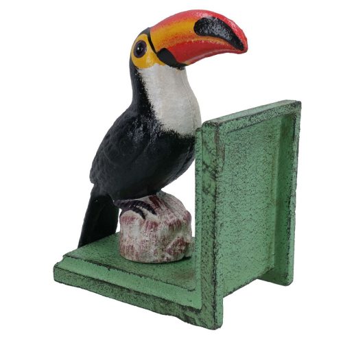 Toucan Bookends Cast Iron