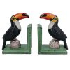 Toucan Bookends Cast Iron