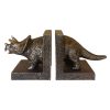 Cast Iron Triceratops Dinosaur Bookends