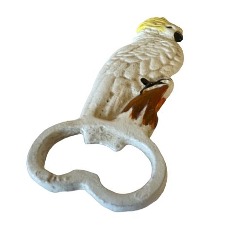 Cockatoo Cast Iron Bottle Opener