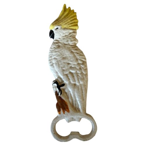 Cockatoo Cast Iron Bottle Opener