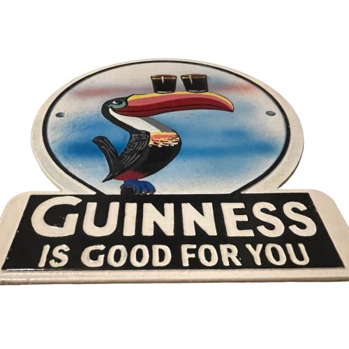 Guinness Is Good For You Toucan Cast Iron Sign