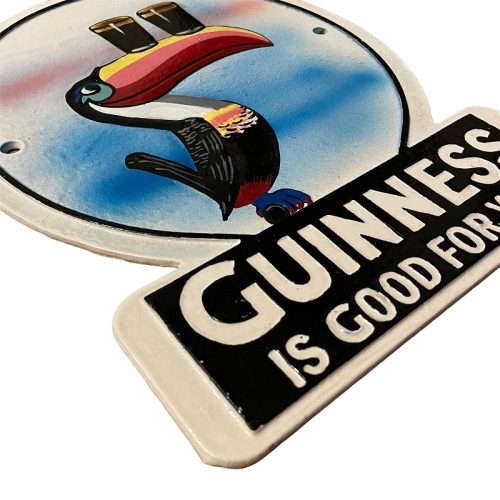 Guinness Is Good For You Toucan Cast Iron Sign