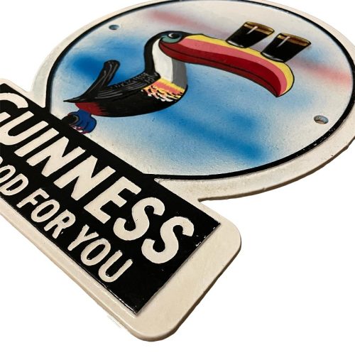 Guinness Is Good For You Toucan Cast Iron Sign