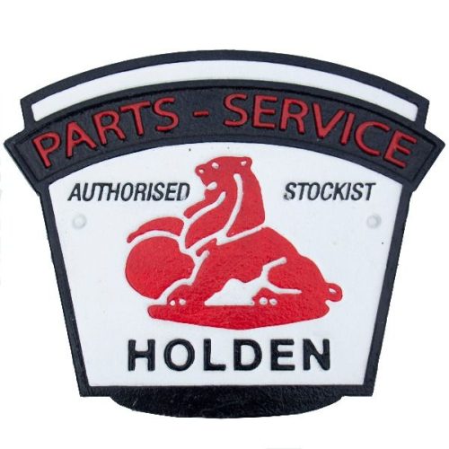 Holden Parts & Service Cast Iron Sign