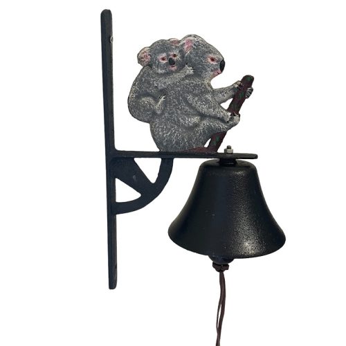 Koala Mother & Baby Cast Iron Bell