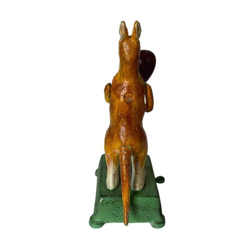 Boxing Kangaroo Cast Iron Mechanical Toy