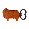 Golden Fleece Ram Cast Iron Bottle Opener Orange