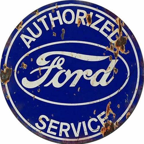 Ford Rust Look Round Sign